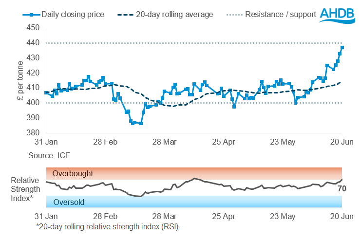 Paris rapeseed 23 06 202572